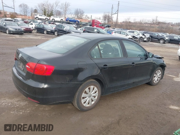 2012 Volkswagen Jetta S with VIN 3VW1K7AJ0CM311201, listed as a IAAI auction lot 41510173 with 125,480 mi miles and . Bid and sale history available at DreamBid. Image 4.