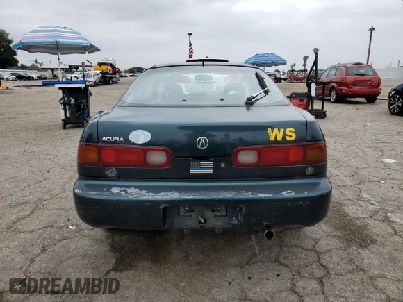 1996 Acura Integra LS with VIN JH4DC4455TS026588, listed as a Copart auction lot 54273105 with 269,356 mi miles and Salvage title. Bid and sale history available at DreamBid. Image 6.