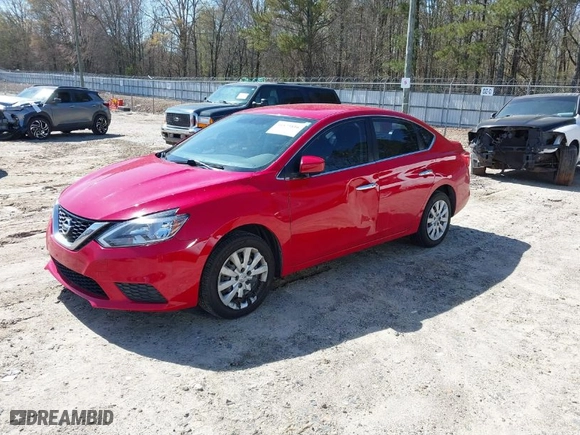 2017 Nissan Sentra SV with VIN 3N1AB7AP8HL664938, listed as a IAAI auction lot 41875816 with 61,822 mi miles. Bid and sale history available at carsss.com. Image 2.