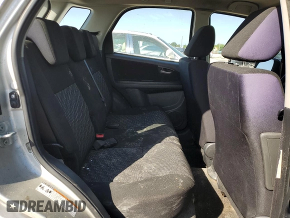 2007 Suzuki SX4 with VIN JS2YB413875101738, listed as a Copart auction lot 74173834 with 99,091 mi miles and Salvage Title. Bid and sale history available at carsss.com. Image 10.