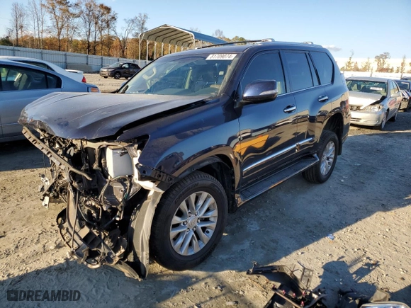 2017 Lexus GX with VIN JTJBM7FX6H5169137, listed as a Copart auction lot 81709074 with 134839 miles and Salvage Title. Bid and sale history available at carsss.com. Image 1.