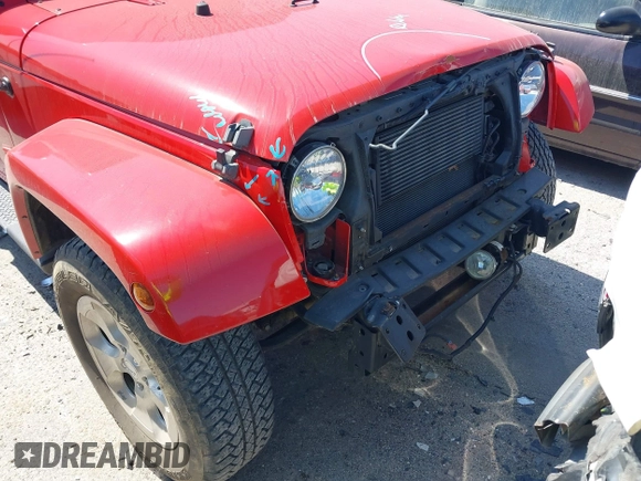 2014 Jeep Wrangler Sahara with VIN 1C4AJWBG0EL109773, listed as a IAAI auction lot 41678412 with 12,264 mi miles and . Bid and sale history available at DreamBid. Image 18.