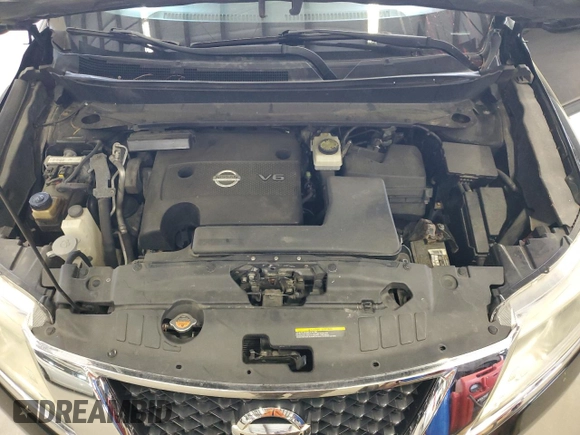 2014 Nissan Pathfinder Platinum with VIN 5N1AR2MM3EC666659, listed as a Copart auction lot 55464035 with 119,796 mi miles and Clean Title. Bid and sale history available at carsss.com. Image 12.