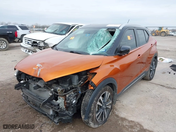 2019 Nissan Kicks SV with VIN 3N1CP5CUXKL558211, listed as a IAAI auction lot 41579395 with 1 mi miles. Bid and sale history available at carsss.com. Image 17.