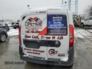 2015 Ram ProMaster City Cargo Tradesman with VIN ZFBERFAT5F6A63517, listed as a Copart auction lot 43895155 with 238,462 mi miles and Salvage Title. Bid and sale history available at carsss.com. Image 6.