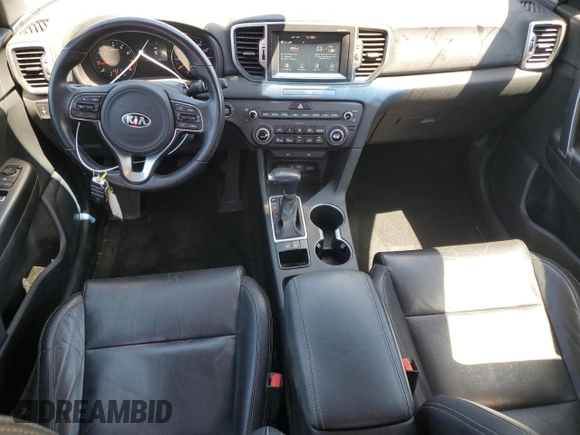 2017 Kia Sportage EX with VIN KNDPN3AC9H7101499, listed as a Copart auction lot 60712175 with 103,279 mi miles and Salvage title. Bid and sale history available at DreamBid. Image 8.
