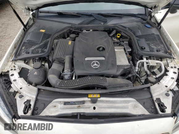 2017 Mercedes-Benz C 300 z VIN WDDWJ4KBXHF341482, wystawiony jako Copart lot #53969185 z przebiegiem 119 121 mil mil oraz Szkoda całkowita • Salvage title. Historia ofert i sprzedaży dostępna na DreamBid. Obrazek 11.