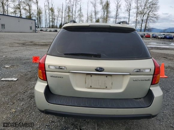 2007 Subaru Legacy Wagon Outback Basic with VIN 4S4BP61C777330585, listed as a Copart auction lot 52273945 with 122,006 mi miles and Salvage Title. Bid and sale history available at carsss.com. Image 6.