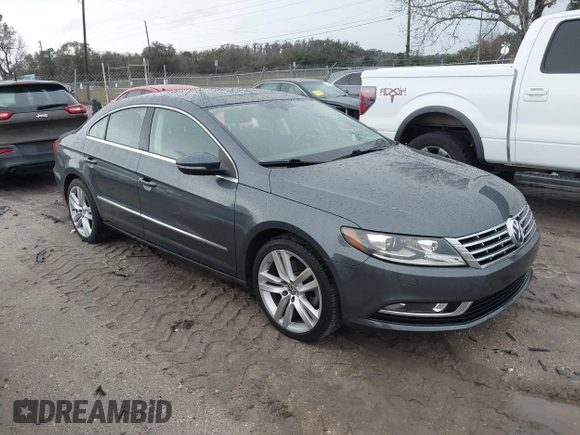 2014 Volkswagen CC Lux with VIN WVWRP7AN6EE520381, listed as a IAAI auction lot 41338169 with 130,363 mi miles. Bid and sale history available at carsss.com. Image 1.
