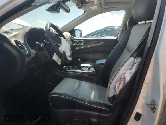 2020 Infiniti QX60 Signature Edition with VIN 5N1DL0MM2LC548361, listed as a Copart auction lot 56133795 with 27,806 mi miles and Salvage title. Bid and sale history available at DreamBid. Image 7.
