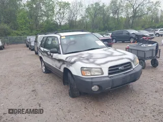 2003 Subaru Forester X with VIN JF1SG63603H750064, listed as a IAAI auction lot 42160772 with 156,699 mi miles and . Bid and sale history available at DreamBid. Image 1.