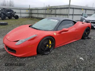 2011 Ferrari 458 Italia z VIN ZFF67NFA5B0176534, wystawiony jako Copart lot #86757334 z przebiegiem Nie podano mil oraz Szkody całkowita. Historia ofert i sprzedaży dostępna na DreamBid. Obrazek 1.