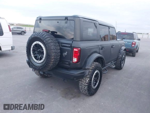 2021 Ford Bronco z VIN 1FMEE5DH0MLA77066, wystawiony jako IAAI lot #41889270 z przebiegiem 62 610 mil mil oraz . Historia ofert i sprzedaży dostępna na DreamBid. Obrazek 4.