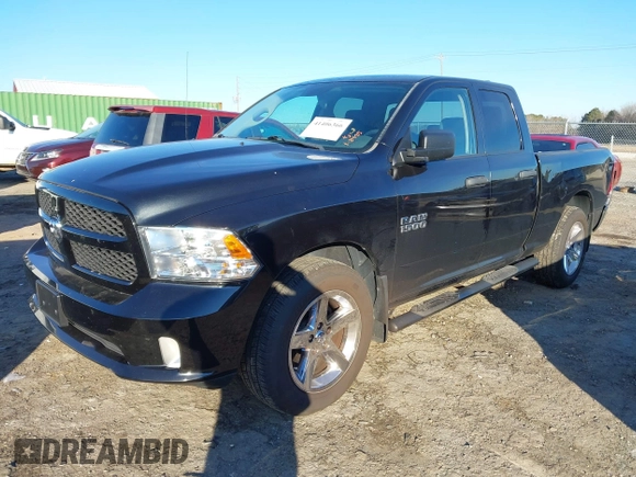 2018 Ram 1500 Express with VIN 1C6RR7FG1JS113902, listed as a IAAI auction lot 41406366 with 97,815 mi miles. Bid and sale history available at carsss.com. Image 17.