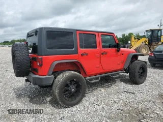 2015 Jeep Wrangler Unlimited Sport with VIN 1C4BJWDG6FL568082, listed as a Copart auction lot 58242945 with 114,637 mi miles and Salvage title. Bid and sale history available at DreamBid. Image 3.