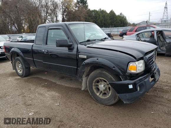 2009 Ford Ranger XLT with VIN 1FTYR44E29PA00298, listed as a Copart auction lot 77424074 with 186,750 mi miles and Clean title. Bid and sale history available at DreamBid. Image 4.