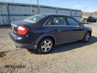 2002 Audi A4 3.0L with VIN WAULT68EX2A115724, listed as a Copart auction lot 79396474 with 212,347 mi miles and Salvage Title. Bid and sale history available at carsss.com. Image 3.