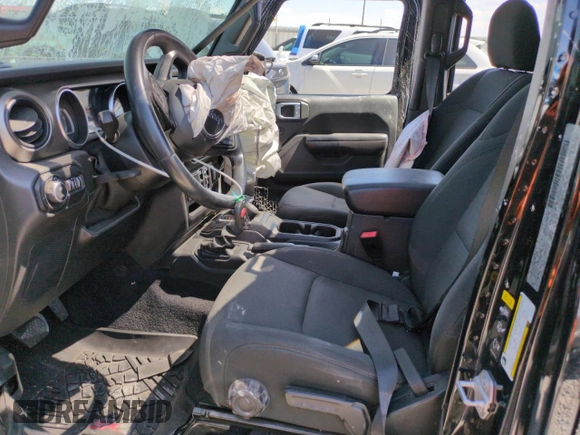 2020 Jeep Gladiator Sport S с VIN 1C6HJTAG1LL158662, выставлен на аукционе Copart как лот 60074745 с пробегом 46 837 миль миль и Списание • Salvage title. История ставок и продаж доступна на DreamBid. Изображение 7.