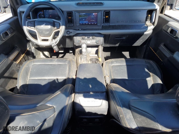 2021 Ford Bronco with VIN 1FMEE5DH6MLA74091, listed as a Copart auction lot 46137495 with 54,780 mi miles and Salvage Title. Bid and sale history available at carsss.com. Image 8.