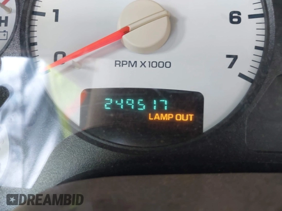 2004 Dodge 1500 SLT with VIN 1D7HA18D94J150031, listed as a IAAI auction lot 42220282 with 249,517 mi miles and . Bid and sale history available at DreamBid. Image 12.
