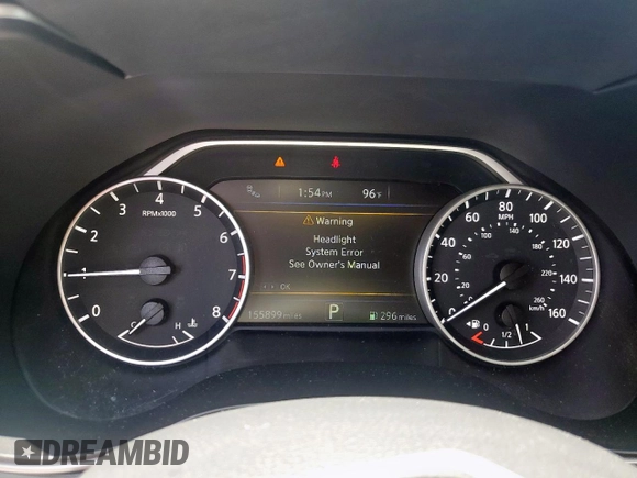 2016 Nissan Maxima SR with VIN 1N4AA6AP3GC448747, listed as a Copart auction lot 62556915 with 155,899 mi miles and Salvage title. Bid and sale history available at DreamBid. Image 9.