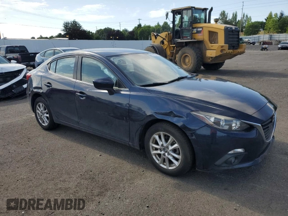 2015 Mazda 3 i Grand Touring with VIN JM1BM1W76F1246867, listed as a Copart auction lot 60318265 with 106,757 mi miles and Salvage title. Bid and sale history available at DreamBid. Image 4.