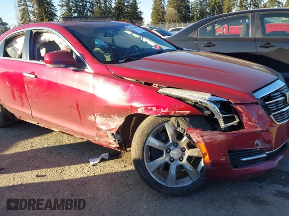 2015 Cadillac ATS Sedan Luxury RWD with VIN 1G6AB5RA9F0121967, listed as a IAAI auction lot 41557208 with 65,122 mi miles. Bid and sale history available at carsss.com. Image 6.