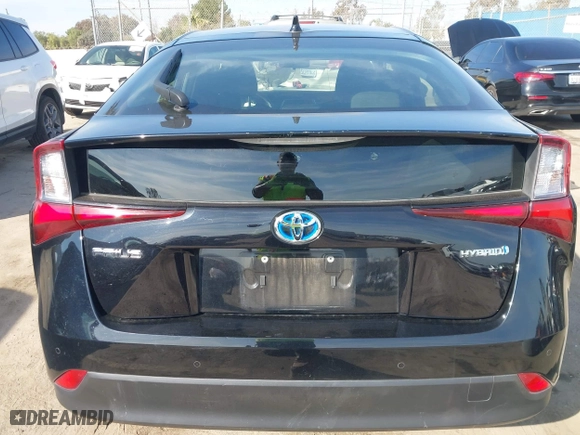 2022 Toyota Prius L Eco with VIN JTDKAMFUXN3163364, listed as a IAAI auction lot 41593914 with 43,948 mi miles. Bid and sale history available at carsss.com. Image 16.