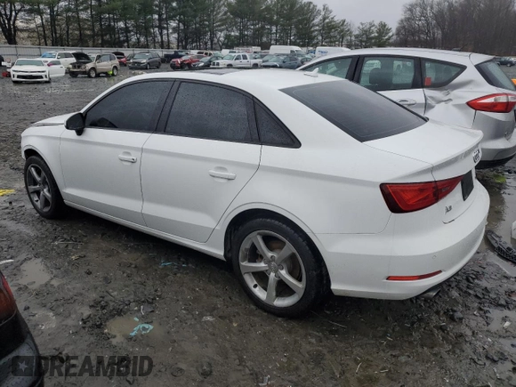 2016 Audi A3 2.0T Premium with VIN WAUB8GFF3G1059082, listed as a Copart auction lot 83622674 with 57,115 mi miles and Salvage Title. Bid and sale history available at carsss.com. Image 2.