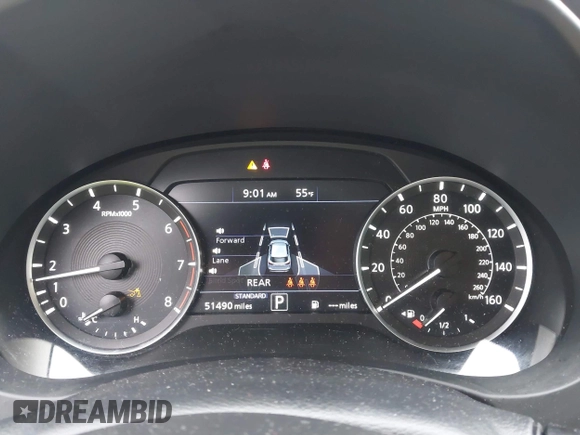 2020 Infiniti QX50 Luxe with VIN 3PCAJ5M17LF103598, listed as a IAAI auction lot 41406324 with 51,490 mi miles and . Bid and sale history available at DreamBid. Image 7.