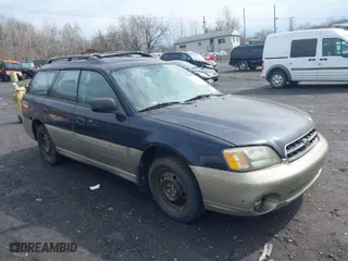 2002 Subaru Legacy Wagon Outback w/All Weather Pkg with VIN 4S3BH675527625204, listed as a IAAI auction lot 42022465 with 255,720 mi miles. Bid and sale history available at carsss.com. Image 1.