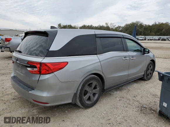 2021 Honda Odyssey EX with VIN 5FNRL6H59MB044233, listed as a Copart auction lot 88403685 with 38,094 mi miles and Salvage Title. Bid and sale history available at DreamBid. Image 3.