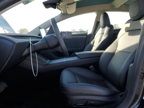 2024 Tesla Model 3 Long Range with VIN 5YJ3E1EBXRF841790, listed as a Copart auction lot 47811445 with 5,657 mi miles and Salvage Title. Bid and sale history available at carsss.com. Image 7.