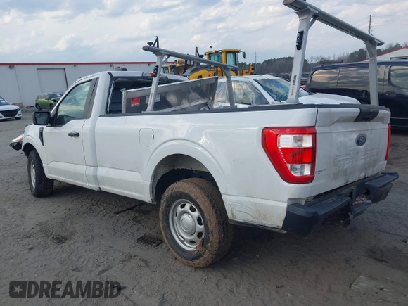 2022 Ford F-150 XL with VIN 1FTMF1CB2NKD95281, listed as a IAAI auction lot 41684433 with 1 mi miles. Bid and sale history available at carsss.com. Image 3.
