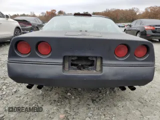 1986 Chevrolet Corvette with VIN 1G1YY0782G5120329, listed as a Copart auction lot 84996684 with 0 mi miles and Clean Title. Bid and sale history available at carsss.com. Image 6.