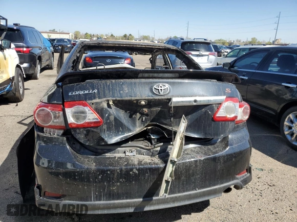 2012 Toyota Corolla L with VIN 5YFBU4EE2CP037263, listed as a Copart auction lot 47391185 with Not Provided miles and Salvage Title. Bid and sale history available at DreamBid. Image 6.