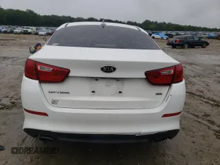 2014 Kia Optima LX with VIN KNAGM4A70E5494065, listed as a Copart auction lot 59100255 with 126,983 mi miles and Salvage title. Bid and sale history available at DreamBid. Image 6.