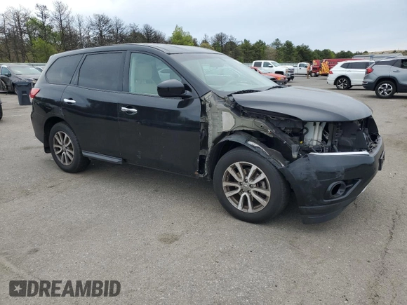 2014 Nissan Pathfinder Platinum with VIN 5N1AR2MM8EC652336, listed as a Copart auction lot 56291315 with 72,770 mi miles and Salvage title. Bid and sale history available at DreamBid. Image 4.