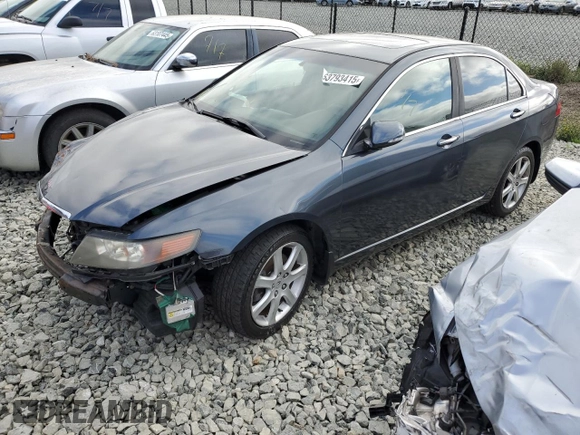 2005 Acura TSX with VIN JH4CL96915C008479, listed as a Copart auction lot 63793415 with 136,726 mi miles and Salvage title. Bid and sale history available at DreamBid. Image 1.