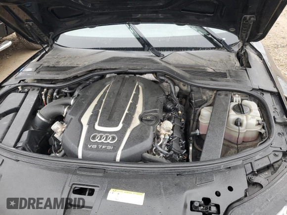 2015 Audi A8 4.0T with VIN WAU32AFD6FN037523, listed as a Copart auction lot 59757555 with 146,463 mi miles and Clean title. Bid and sale history available at DreamBid. Image 11.