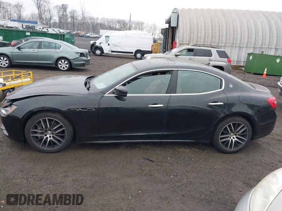 2017 Maserati Ghibli with VIN ZAM57XSA3H1197716, listed as a IAAI auction lot 41918916 with 47,779 mi miles. Bid and sale history available at carsss.com. Image 14.