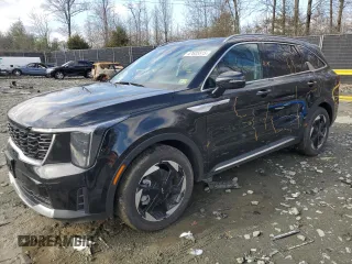 2025 Kia Sorento Hybrid EX with VIN KNDRHDJGXS5338773, listed as a Copart auction lot 47635515 with 2,904 mi miles and Salvage Title. Bid and sale history available at carsss.com. Image 1.
