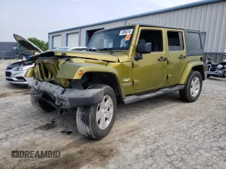 2007 Jeep Wrangler Unlimited Sahara with VIN 1J4GB59187L165489, listed as a Copart auction lot 59980245 with Not provided miles and Salvage title. Bid and sale history available at DreamBid. Image 1.