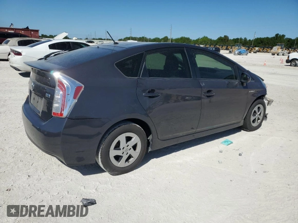 2014 Toyota Prius Four with VIN JTDKN3DU2E1739722, listed as a Copart auction lot 49895445 with 109,286 mi miles and Non Repairable. Bid and sale history available at DreamBid. Image 3.