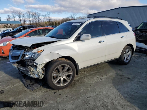 2010 Acura MDX Advance with VIN 2HNYD2H54AH533561, listed as a Copart auction lot 48083505 with 211,764 mi miles and Salvage Title. Bid and sale history available at DreamBid. Image 1.