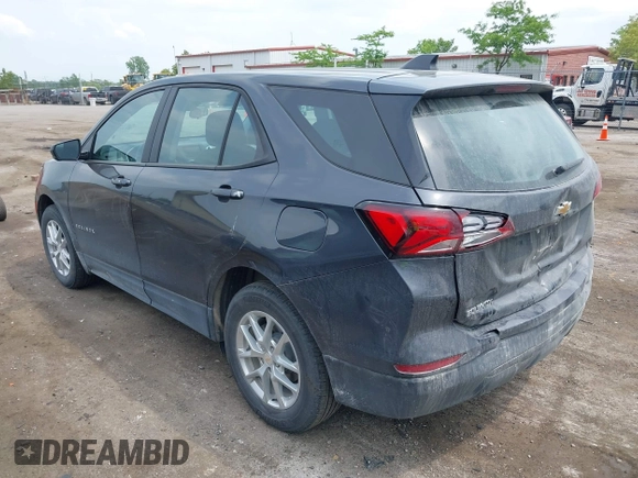 2022 Chevrolet Equinox LS with VIN 3GNAXHEVXNS213306, listed as a IAAI auction lot 42427872 with 45,527 mi miles and . Bid and sale history available at DreamBid. Image 3.