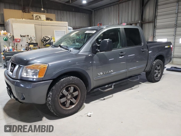 2014 Nissan Titan S with VIN 1N6AA0EC3EN505459, listed as a Copart auction lot 41998905 with 95,017 mi miles and Clean Title. Bid and sale history available at DreamBid. Image 1.