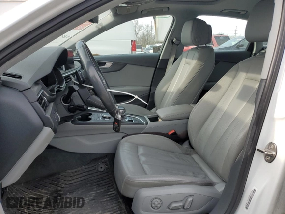 2017 Audi A4 Premium Plus with VIN WAUENAF43HN018916, listed as a Copart auction lot 52476025 with 98,159 mi miles and Salvage Title. Bid and sale history available at carsss.com. Image 7.