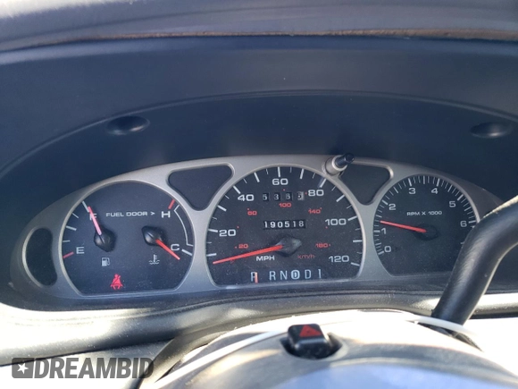 1999 Ford Taurus SE Standard with VIN 1FAFP58U9XG271897, listed as a Copart auction lot 73048784 with 190,518 mi miles and Salvage title. Bid and sale history available at DreamBid. Image 9.