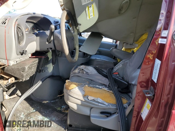 2007 Ford Econoline Passenger XL with VIN 1FBNE31L97DA48752, listed as a Copart auction lot 45878525 with Not provided miles and Salvage title. Bid and sale history available at DreamBid. Image 7.